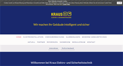 Desktop Screenshot of kraus-elektro.de