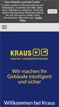 Mobile Screenshot of kraus-elektro.de